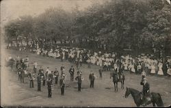 Band in Parade Postcard