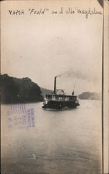Steamboat "Fould" on River Colombia South America Postcard Postcard Postcard