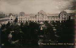 Plaza de Armas y Hotel de Francia France Postcard Postcard Postcard