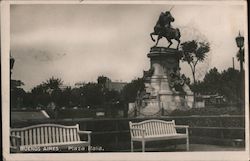 Plaza Italia Buenos Aires, Brazil Postcard Postcard Postcard