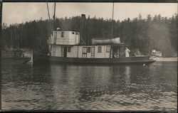Boat "Electric" on the Water Postcard