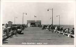 Newport Beach Pier Postcard