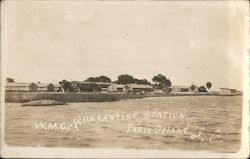 USMC Quarantine Station Parris Island, SC Marines Postcard Postcard Postcard