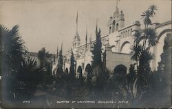 Glimpse of California Building, PPIE Postcard