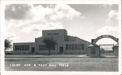 Luling High School Gym & Foot Ball Field Eagle Field Texas Postcard Postcard Postcard