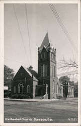 Methodist Church Dawson, GA Postcard Postcard Postcard