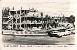 Sand Castle - Resort Motel, 733 Breakers Ave. Postcard