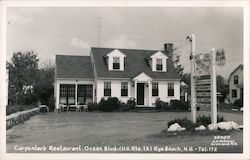 Carpenter's Restaurant, Ocean Blvd. (U.S. Rte. 1A) Tel. 172 Postcard