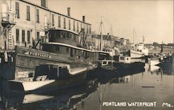 Portland Waterfront Postcard