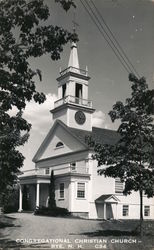 Congregational Christian Church Rye, NH Postcard Postcard Postcard