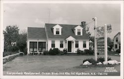 Carpenter's Restaurant, Ocean Blvd. (U.S. Rte. 1A) Rye Beach, NH Postcard Postcard Postcard