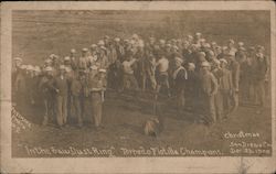 "In the Saw Dust Ring" Torpedo Flotilla Champions Postcard