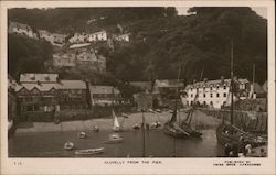 Clovelly From the River Postcard