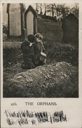 The Orphans Children Postcard Postcard Postcard