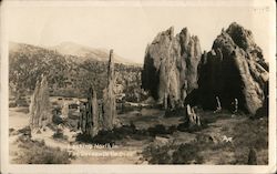 Looking North In The Garden of the Gods Postcard