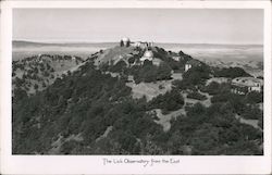 The Lick Observatory from the East Postcard