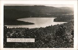 Lake Fort Smith From Observations Platform Boston Mountain Lodge Postcard