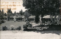 Blue Spruce Cabins Postcard