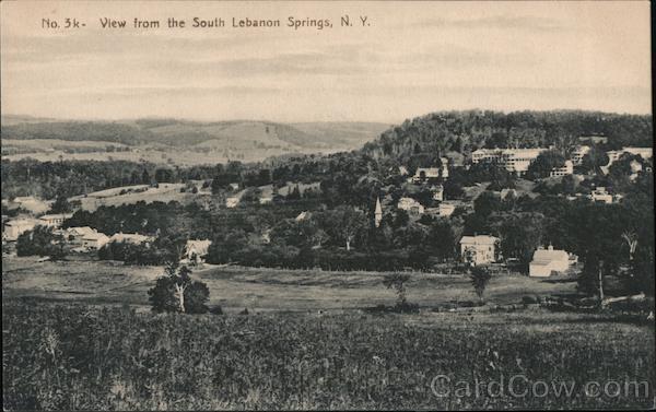 View From the South Lebanon Springs New York