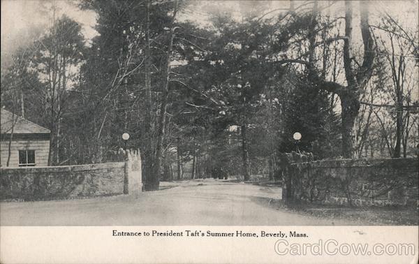 Entrance to President Taft's Summer Home Beverly Massachusetts