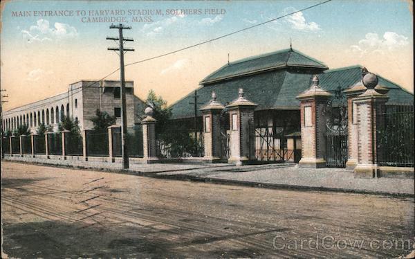Main Entrance to Harvard Stadium, Soldiers Field Cambridge Massachusetts