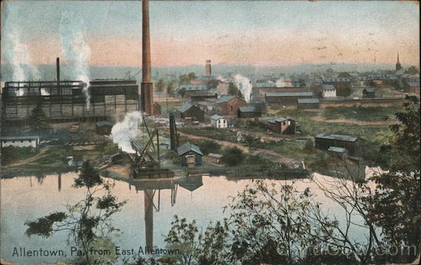 Allentown, Pa, from East Allentown Pennsylvania