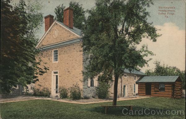 Washington's Headquarters Valley Forge Pennsylvania