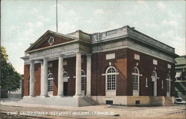 United States Post Office Building Lebanon Pennsylvania