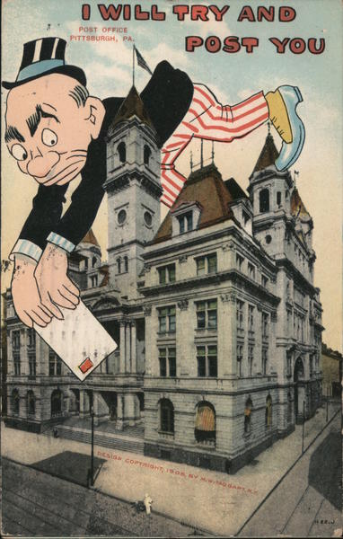 I will try and post you - Post Office Pittsburgh Pennsylvania
