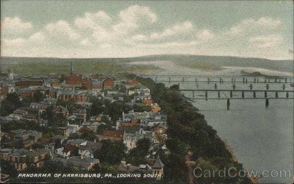 Panorama Looking South Harrisburg Pennsylvania