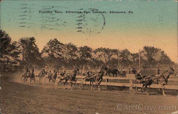 Trotting Race, Allentown Fair Grounds Pennsylvania