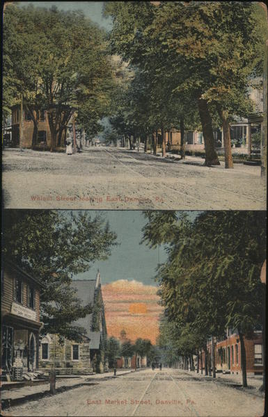 Walnut Street Looking East, East Market Street Danville Pennsylvania