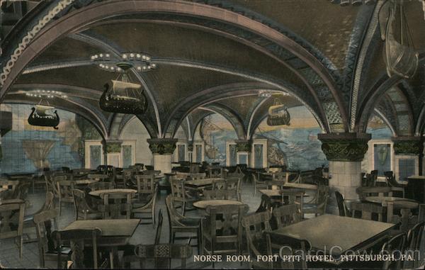 Norse Room, Fort Pitt Hotel Pittsburgh Pennsylvania