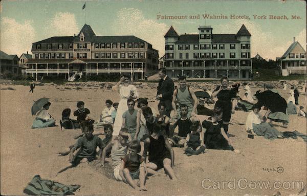 Fairmount and Wahnita Hotels York Beach Maine