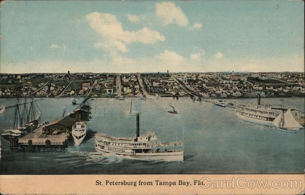 View from Tampa Bay St. Petersburg Florida