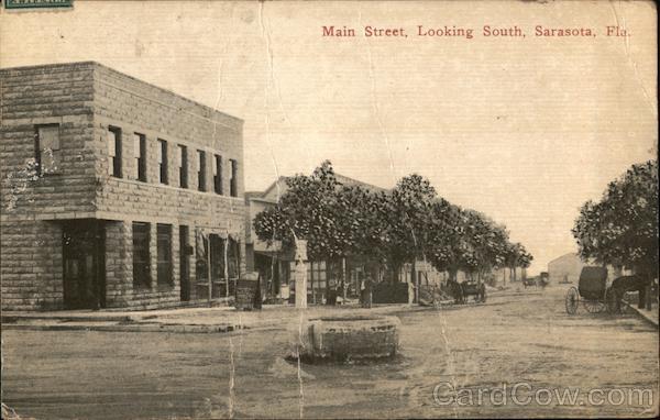 Main Street, Looking South Sarasota Florida