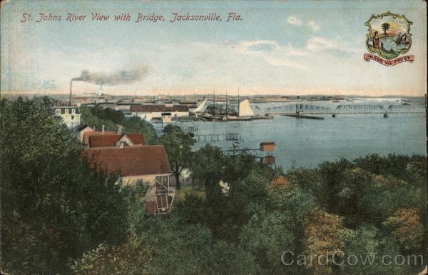 St. John's River View with Bridge Jacksonville Florida