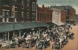 The "Automobile City" of Florida Postcard