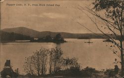 View From Rock Island Bay Postcard