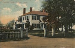Emerson House Concord, MA Postcard Postcard Postcard
