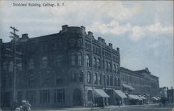 Strickland Building Carthage, NY Postcard Postcard Postcard