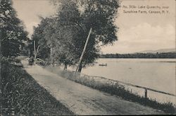 Lake Queechy, Near Sunshine Farm Canaan, NY Postcard Postcard Postcard