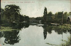 Washington Park Lake Postcard