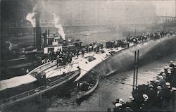 View of SS Eastland, taken from South Side of River Postcard