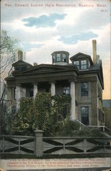 Rev. Edward Everett Hale Residence Postcard