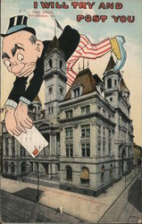 I will try and post you - Post Office Postcard