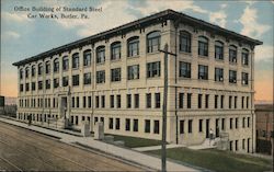 Office Building of Standard Steel Car Works Butler, PA Postcard Postcard Postcard