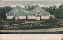 Floral Design, Lakemont Park Postcard