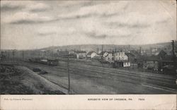 Birdseye View of Cresson, PA Postcard