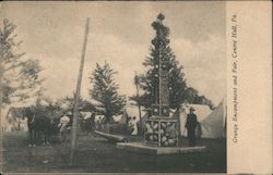 Grange Encampment and Fair Postcard